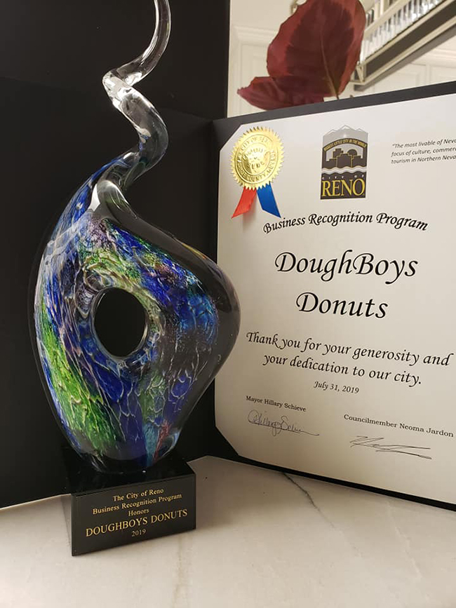 Doughboys Donuts award