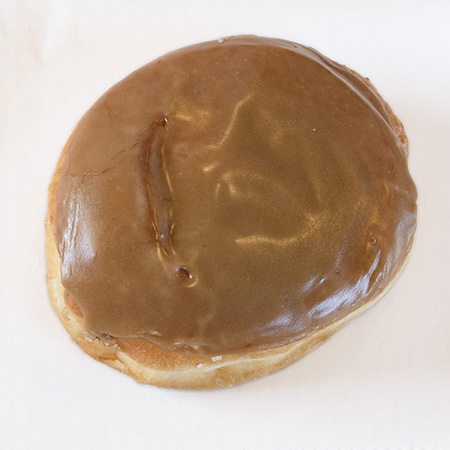 maple bavarian cream maple bavarian cream donut
