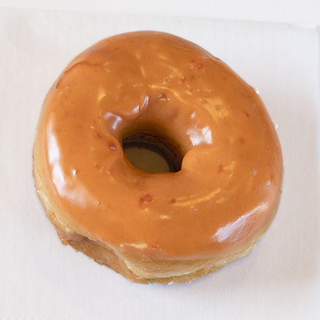 orange glazed donut