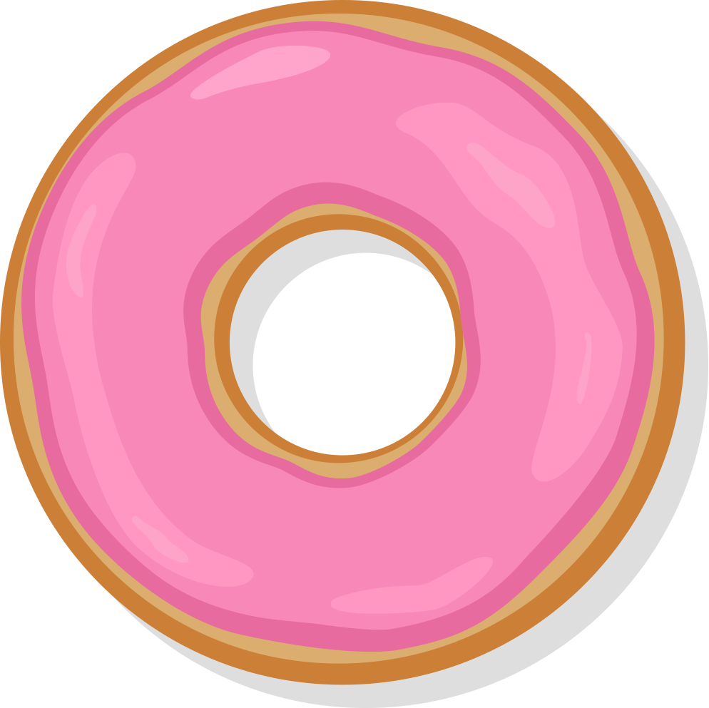 Pink donut